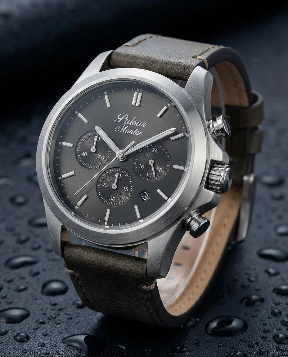 Chronograph 100m Pulsar Montre - étanchéité et chrono