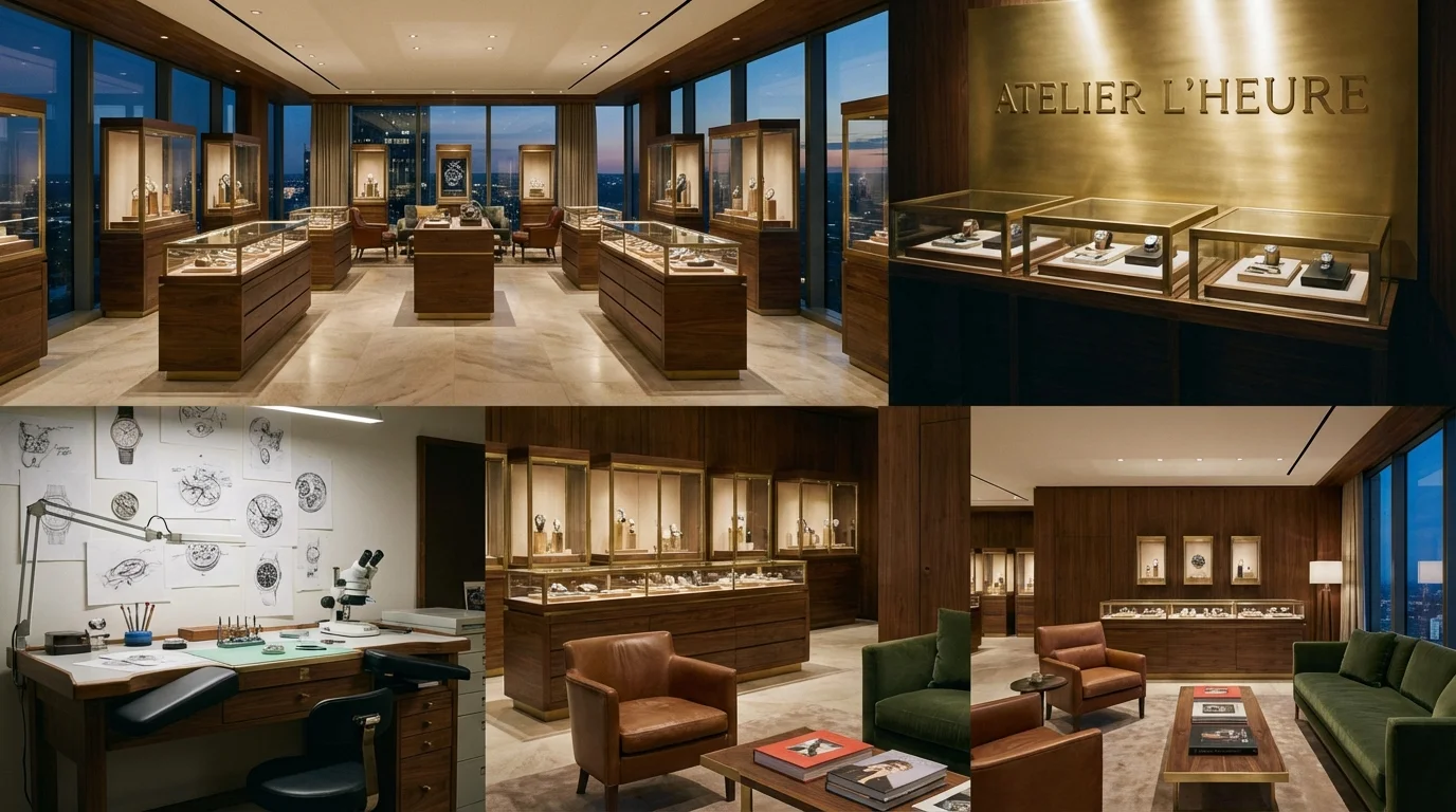 Atelier et équipe Pulsar Montre